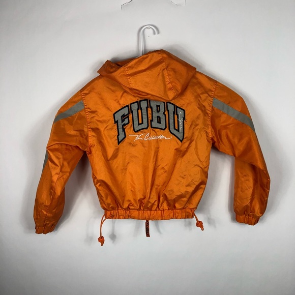 Fubu Windbreaker Womens Crop Jacket 